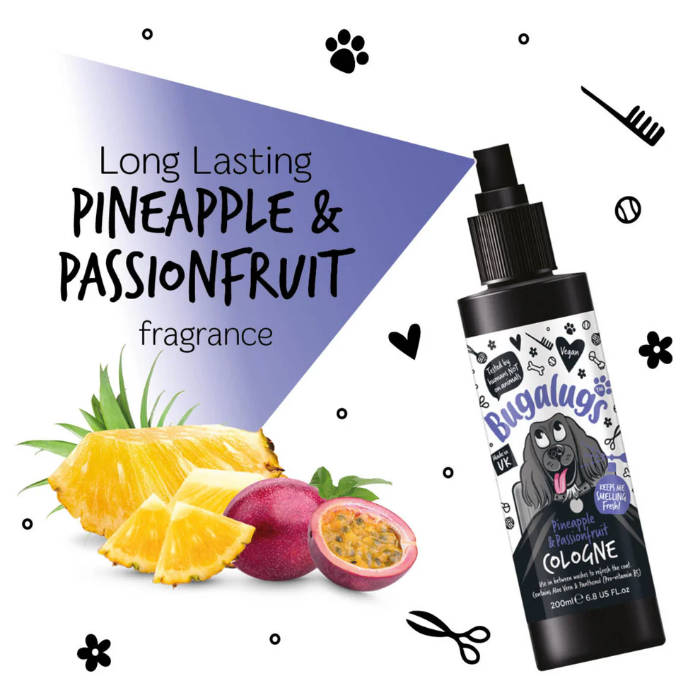 Bugalugs Deodorizing Cologne - Pineapple & Passionfruit 200ml