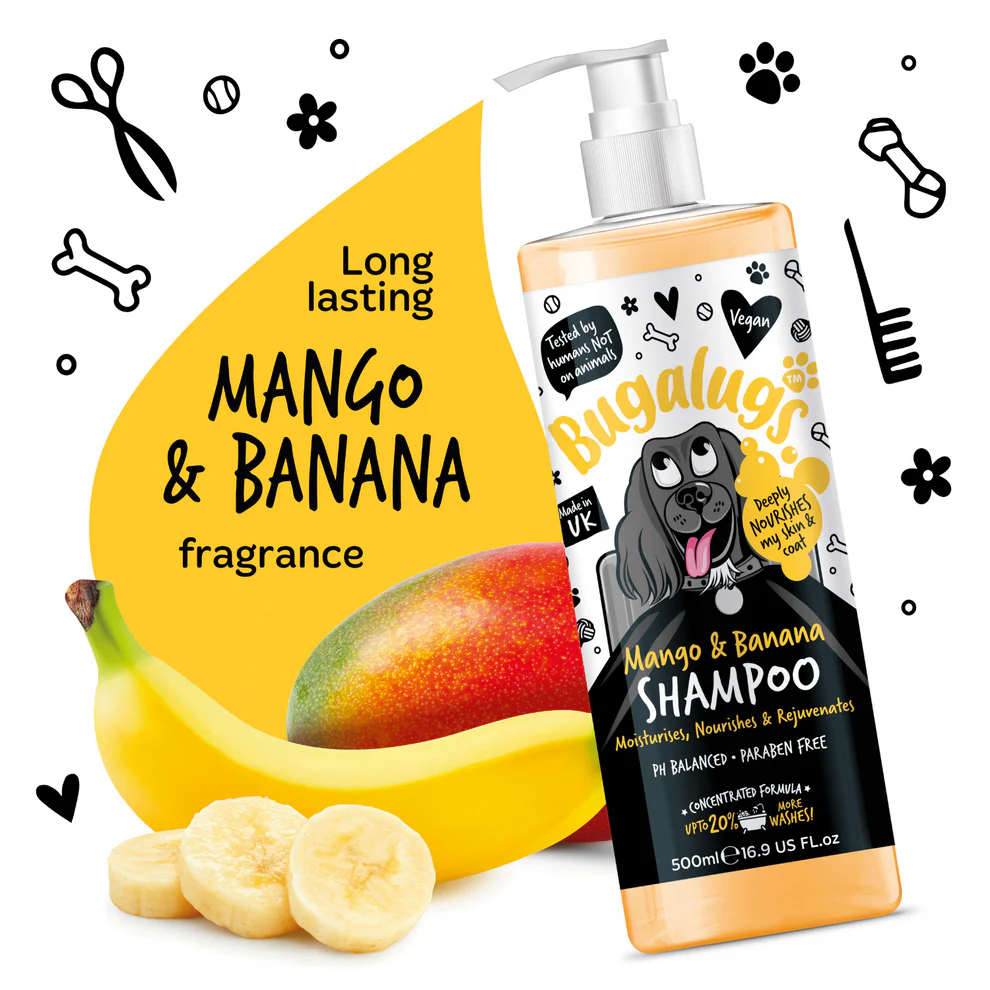 Bugalugs Shampoo - Mango & Banana 500ml