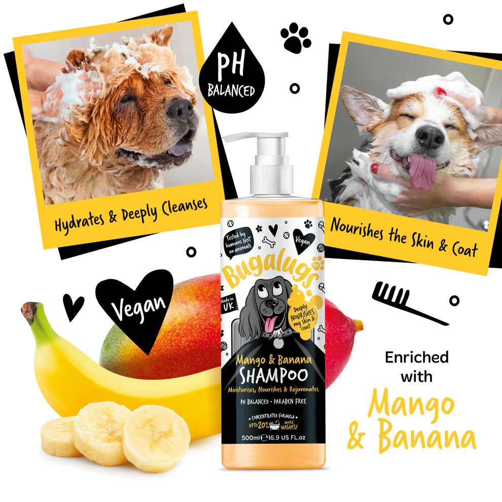 Bugalugs Shampoo - Mango & Banana 500ml