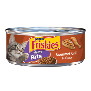 Purina Friskies Tin - Gourmet Grill Bits