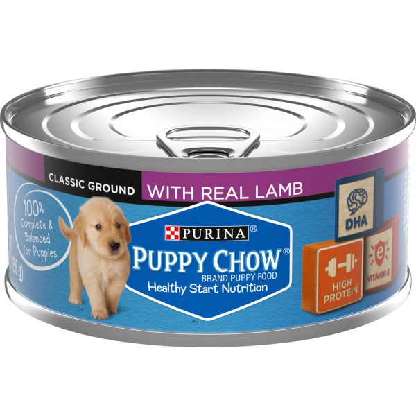 Purina Puppy Tin Meat Ground Lamb