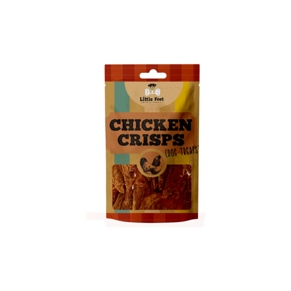 Little Feet Dog Treats - Chicken Crisps 60g