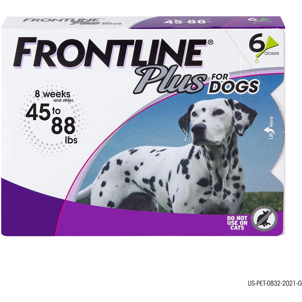 Frontline Plus Dog L 3 x 45-88 Lbs Purple 