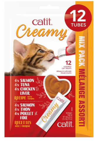 Catit Creamy - Lickable Treats (12 Packs)