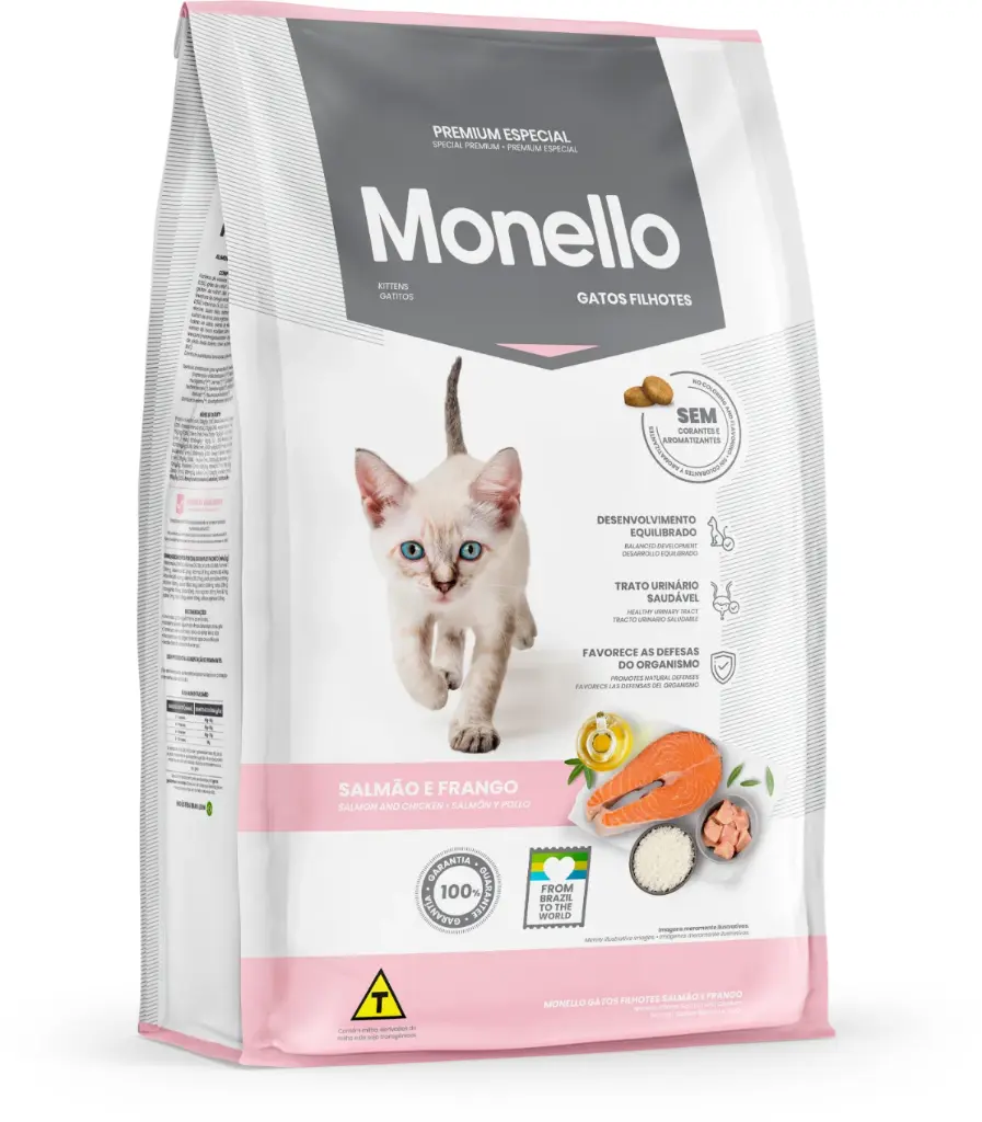 Monello Kittens Salmon and Chicken - 1kg