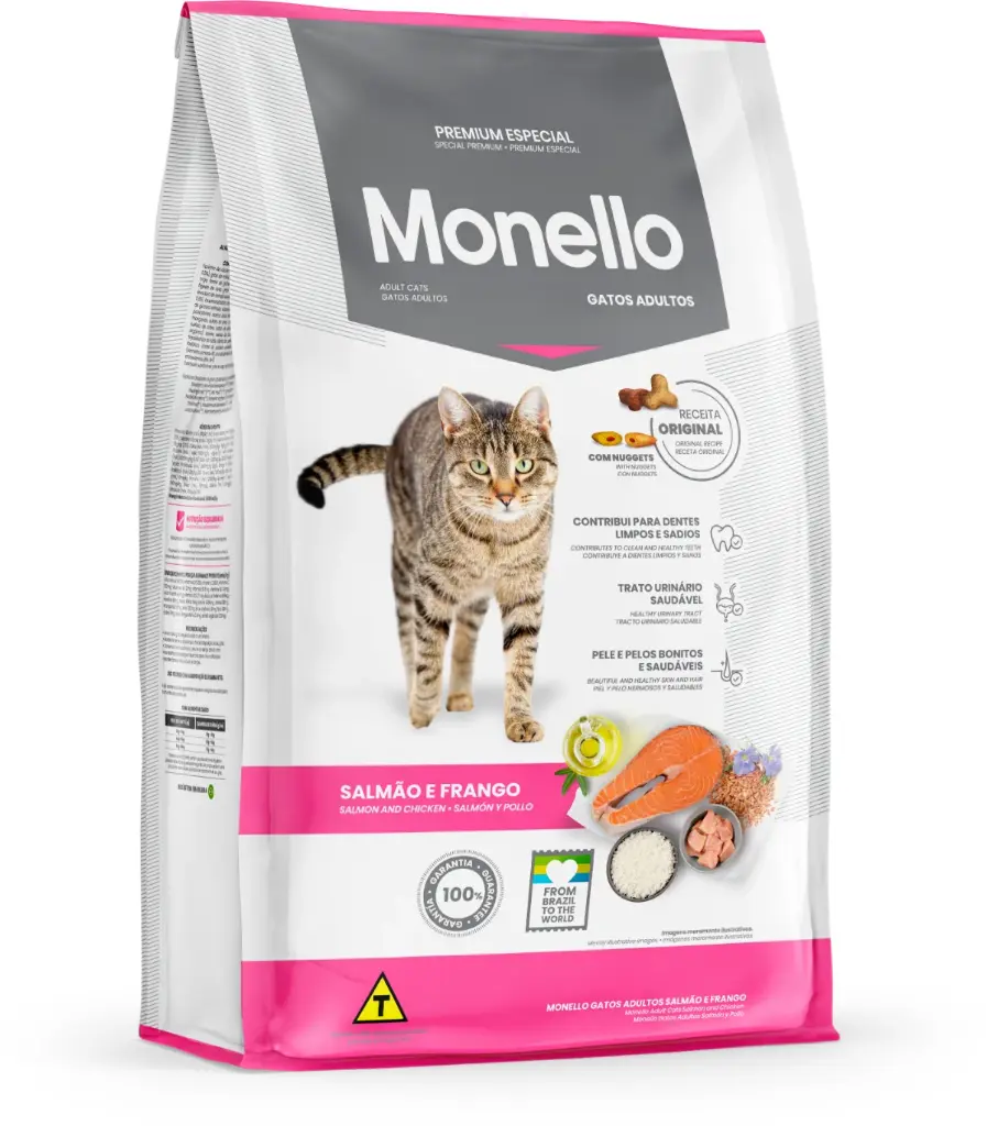 Monello Adult Cats Salmon and Chicken - 1kg