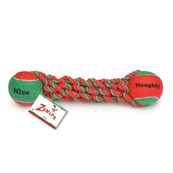 Zanies Naughty or Nice Tennis Tug