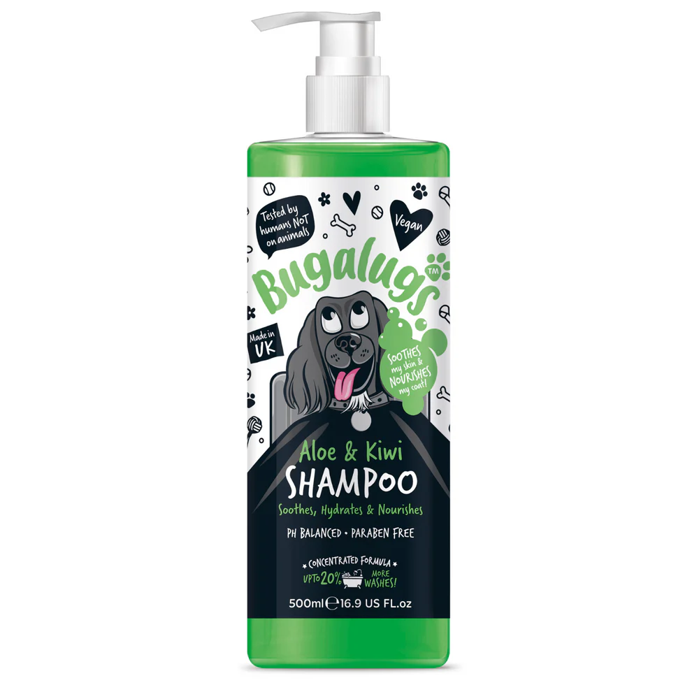 Bugalugs Soothing Dog Shampoo - Aloe & Kiwi 500ml