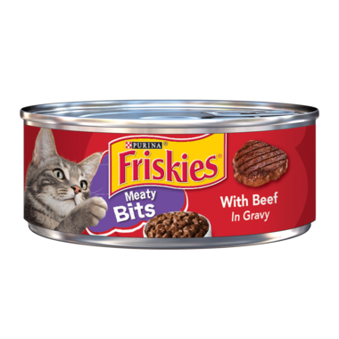 Purina Friskies Tin - Meaty Bits Beef