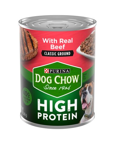 Purina High Protein Ground Beef Tin