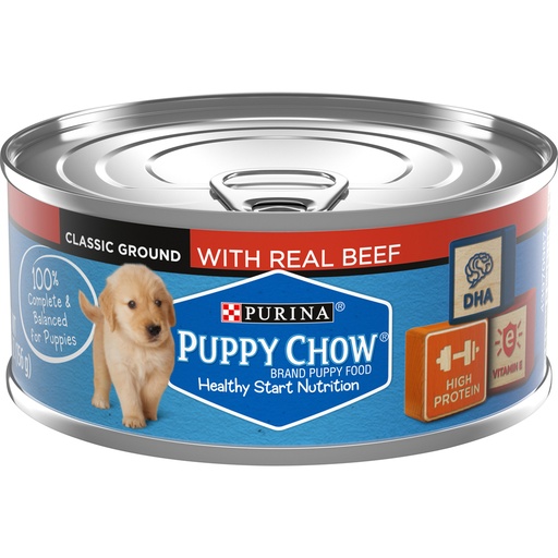 Purina Puppy Tin Meat Ground Beef