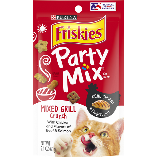 Friskies Party Mix Mixed Grill Cat Treats