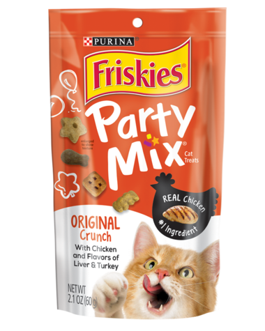 Friskies Party Mix Original Crunch Cat Treats