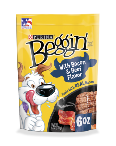 Purina Beggin Strips Dog Treats - Bacon & Beef