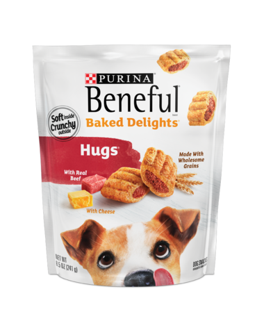 Beneful Baked Delights Hugs Dog Treats