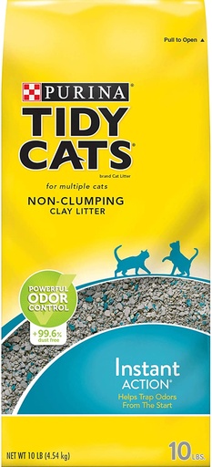 Purina Tidy Cats Instant Action Non-Clumping Cat Litter 10lb