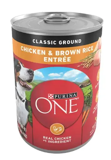 Purina One Tin - Chicken & Brown Rice Tender Cuts in Gravy Wet Dog Food