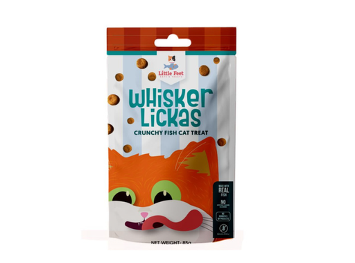 Little Feet Whisker Lickas - Fish 85g