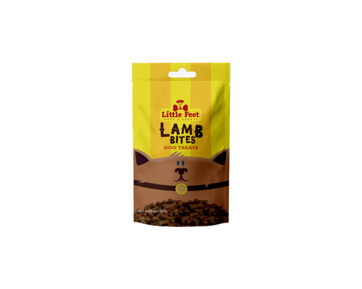 Little Feet Dog Treats - Lamb Bites 125g