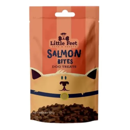 Little Feet Dog Treats - Salmon Bites 125g