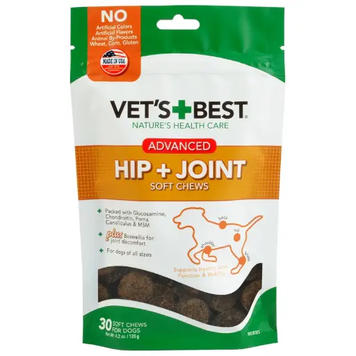 Vets Best - Advance Hip & Joint Soft Chew 30ct