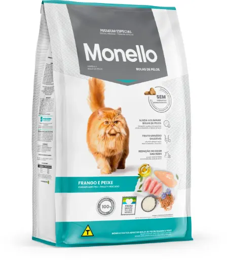 Monello Hairballs Adult Cats Chicken and
Fish - 1kg