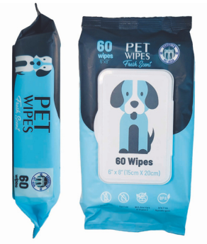 Pet Wipes - Fresh scent 60CT