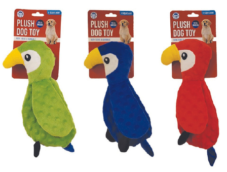 Flat Plush Bird Pet Toy