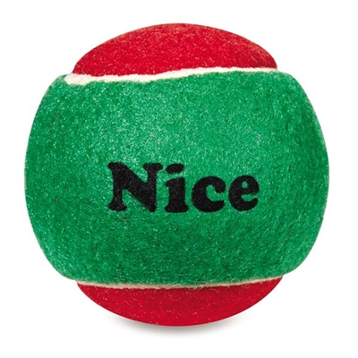 Zanies Naughty or Nice Tennis Ball