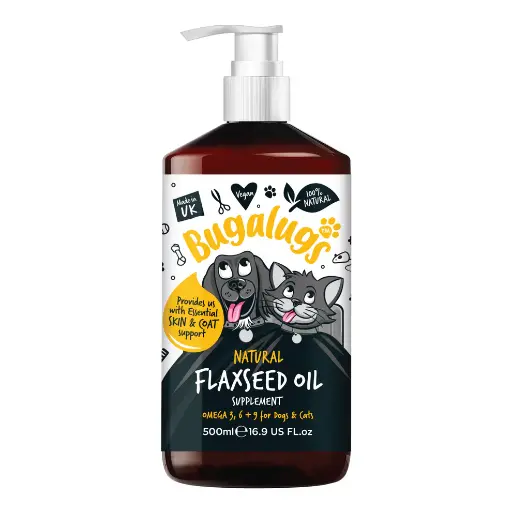 Bugalugs Flaxseed Oil Supplement 500ml